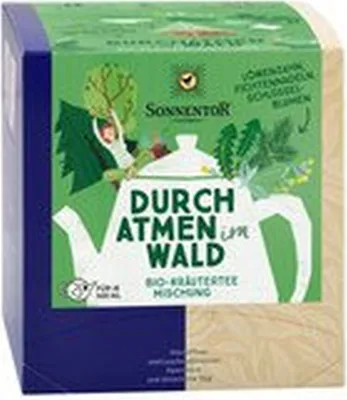 Produktbild von Sonnentor Durchatmen im Wald KräuterteeKannenbeutel - 22g