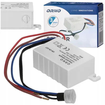 Image de Orno OR-CR-227 Capteur Crépusculaire Sonde Extérieure LED IP54