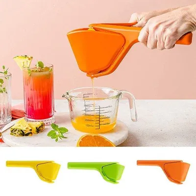 Productafbeelding van Handmatige citruspers voor 3 vruchten, met inklapbare persplaat