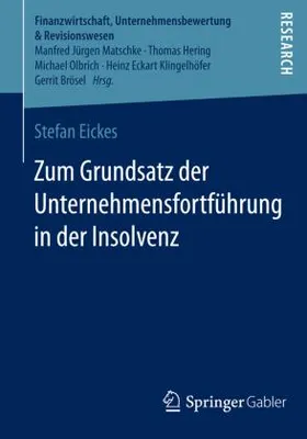 Image de Zum Grundsatz der Unternehmensfortführung in der Insolvenz