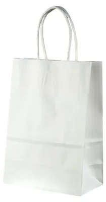 Produktbild von Kleine Geschenktüte in weiß | 14,5 x 20,5 x 8 cm