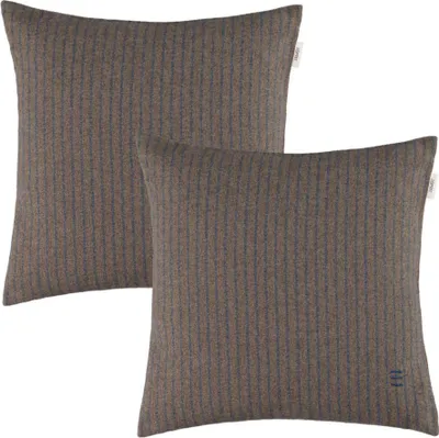Productafbeelding van ESPRIT sierkussenhoes FUN STRIPE-2, bruin, 38 x 38 cm - set van 2