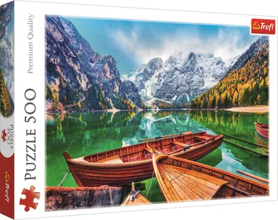 Image de Puzzle TREFL 500 éléments Lac de Braies, Italie 37486