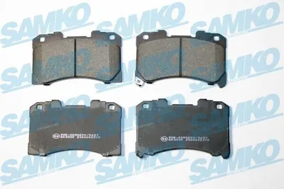 Produktbild von SAMKO Bremsbeläge Satz Vorne Bremsklötze für TOYOTA YARIS (P21, PA1, PH1) 5SP2319