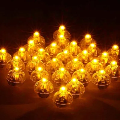 Immagine prodotto di 50 mini ghirlande luminose a LED - bianco caldo - Compleanno, Matrimonio