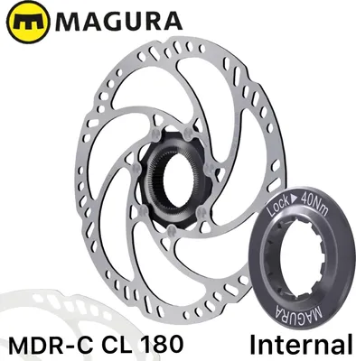 Produktbild von Magura Bremsscheibe MDR-C CL Center Lock mit Lockring für Schnellspannachse Ø 180mm "Internal"