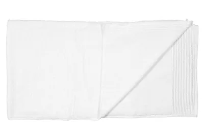 Produktbild von St. Barth Ripsborde Duschtuch, 100% Baumwolle, 380 g/m², 70 x 140 cm, Micro-Baumwolle, weiß