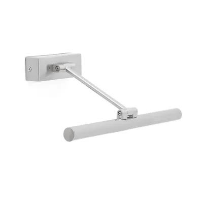 Image de Applique Murale Faro Barcelona - Magritte 300, Led 6W 3000K - Orientable, Pour Tableau, 380 Lm - Nickel