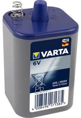 Produktbild von VARTA Spezial Batterie 430 6,0V 4R25 für Licht 00430101111