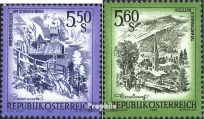 Produktbild von Briefmarken Österreich 1982 Mi 1710-1711 (kompl.Ausg.) gestempelt Freimarken