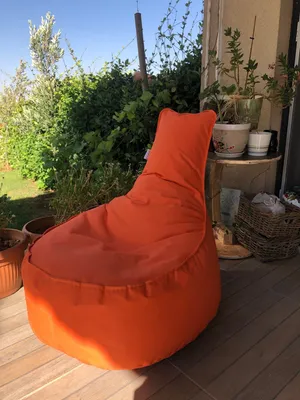 Immagine prodotto di Hanah Home, Aktif - Arancione, pouf, arancione, 60 x 30 x 70 cm