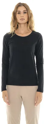 Produktbild von „Entspanntes“ Damen-Langarm-T-Shirt