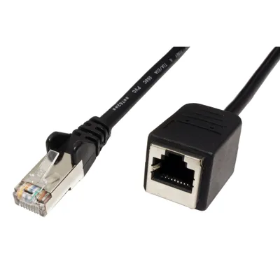 Obrázek produktu pro Prodlužovací kabel CAT 5e, F/UTP, černý, 3 m