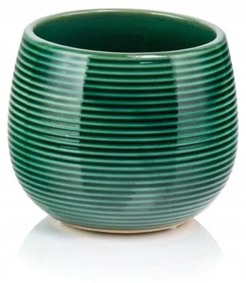 Produktbild von Polnix Übertöpfe Grün Keramik Rund 16 cm