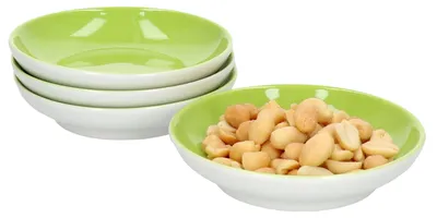 Produktbild von 4er Set Doppio Schalen flach Ø 10cm Grün Snack-Schüssel Dessert-Bowl Ritzenhoff