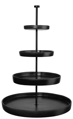 Produktbild von ASA Grande Etagere 4-Stufig Black Iron 61cm