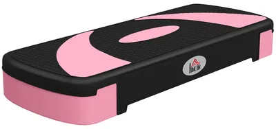 Produktbild von HOMCOM Steppbrett Aerobic-Stepper höhenverstellbar 10-20cm für Zuhause bis 150kg