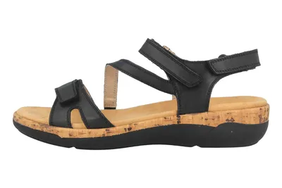 Zdjęcie produktu dla Remonte sandały w dużych rozmiarach czarne R6850-01 duże buty damskie, rozmiar:42