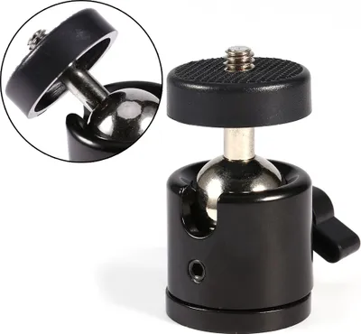 Immagine prodotto di VBESTLIFE Supporto per testa a sfera orientabile a 360° con vite da 1/4 di pollice