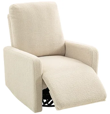 Produktbild von HOMCOM Relaxsessel, Fernsehsessel mit Liegefunktion, Wippfunktion, Fleece-Optik