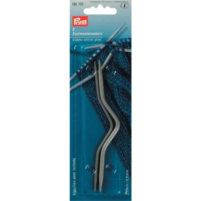 Produktbild von Prym HN Zopfmusternadeln ALU 2,50 + 4,00 mm grau