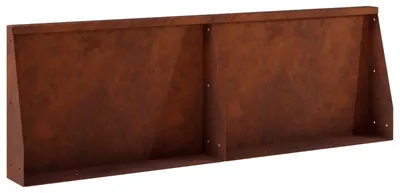 Zdjęcie produktu dla vidaXL Ściana oporowa, 2 szt., 60 x 12 x 40 cm, stal odporna na warunki atmosferyczne, wygląd imitujący rdzę