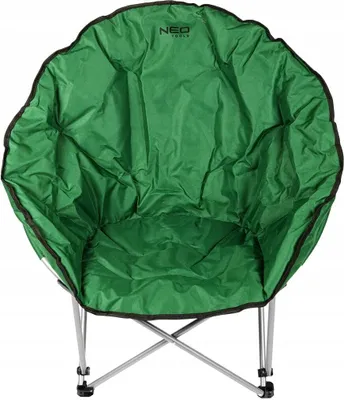 Produktbild von NEO TOOLS Campingstuhl Faltbar 120 kg Belastbar Ultragroß mit Hochlehner Bequem Gepolster
