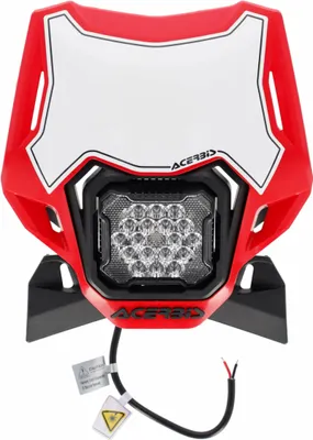Produktbild von ACERBIS VSL Lumen-X Rot/Schwarz Scheinwerfer