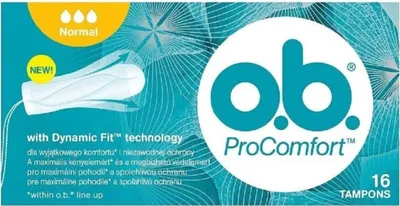 Produktbild von o.b normale procomfort tampons 16 stk