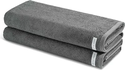 Produktbild von Ross Selection 2 X Duschtuch im Set Frottee aus Bio Baumwolle 540 g/m², Weich saugstark und schnell trocknend, Gewebte Bordüre in vielen Farben