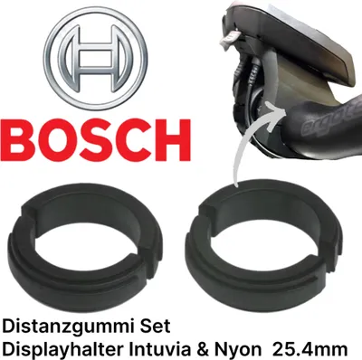 Produktbild von Bosch Distanzgummi-Set Displayhalter 25,4 mm für Intuvia und Nyon (BUI275)
