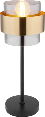 Produktbild von Globo Lighting|Tischleuchte Metall schwarz matt, 1x E27
