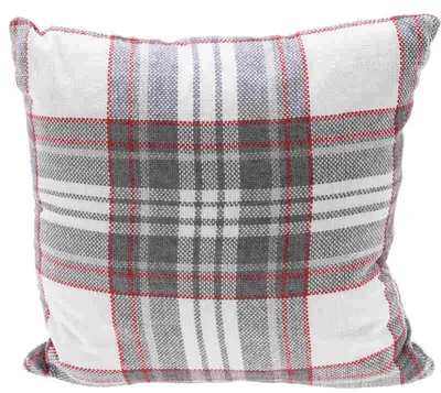 Produktbild von Dekokissen 45 x 45 cm Würfel weiß/grau