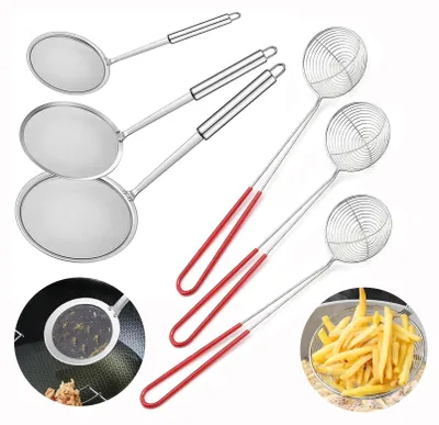 Immagine prodotto di Set di 6 setacci in acciaio inossidabile per uso in cucina