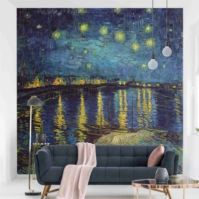 Produktbild von Fototapete Stadt - Vliestapete - Bildtapete UV-beständig Design blau Wandtapete geruchsfrei