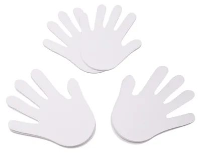 Produktbild von EDUPLAY 370105 Papierhände (100er Pack)