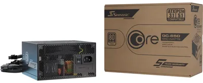 Produktbild von 650W Seasonic Core GC-650 ATX3.1 80+Gold