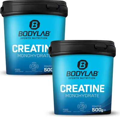 Produktbild von BODYLAB Creatine Powder - 2 x 500g reines Kreatin Monohydrat Pulver