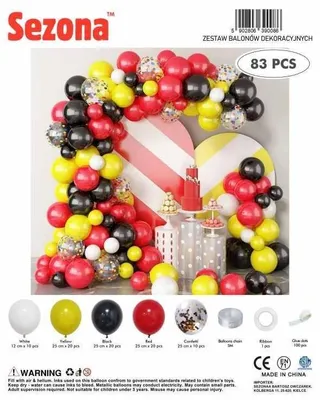 Zdjęcie produktu dla Balony 83szt