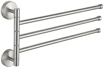 Obrázok produktu pre Mexen trojitý otočný vešiak na uteráky, chrómová - 7039243-00