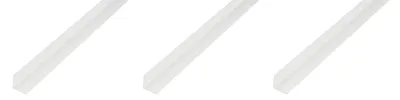 Zdjęcie produktu dla Profil narożny, PVC, biały, wymiary 20 x 20 x 1 mm, długość 1 metr
