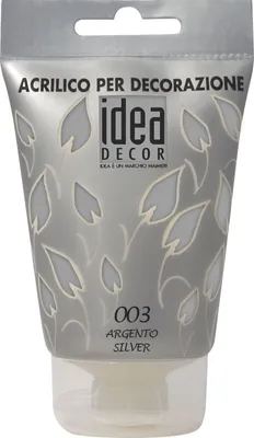 Obrázok produktu pre Maimeri Idea Decor Akrylová farba Silver 110 ml 1 ks