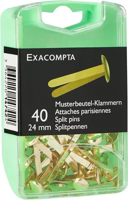 Productafbeelding van Voorbeeldzakjes, klemmen, 24 mm, 40 stuks