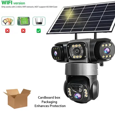 Image de Caméra, connectivité Wi-Fi, alimentée par énergie solaire, caméra solaire Wi-Fi sans carte SD