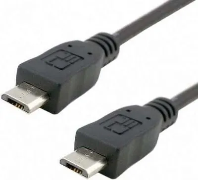 Produktbild von System-S Micro USB Stecker zu Micro USB Stecker Kabel 100cm