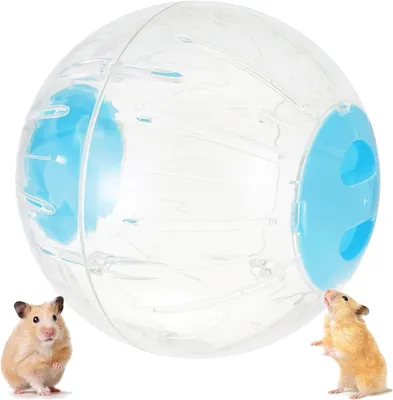 Image de Balle d'exercice pour hamsters, souris et cobayes, 17 cm, en plastique, pour encourager l'activité physique