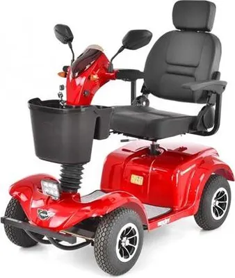 Image de Scooter électrique pour seniors HECHT WISE RED – 500 watts de puissance pour plus de mobilité