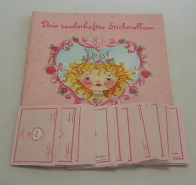 Immagine prodotto di Principessa Lillifee Dein Zauberhaftes Stickeralbum - Figurine da collezione - Set completo + album