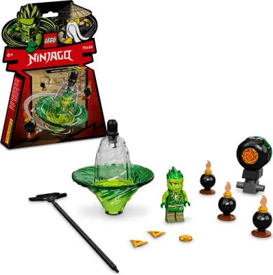 Produktbild von LEGO 70689 NINJAGO Lloyds Spinjitzu-Ninjatraining, Action-Spielzeug mit Ninja Spinner und Lloyd-Minifigur, ab 6 Jahre