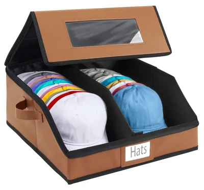 Produktbild von Omgoods – Hutschachtel aus Kunstleder für 28 Hüte